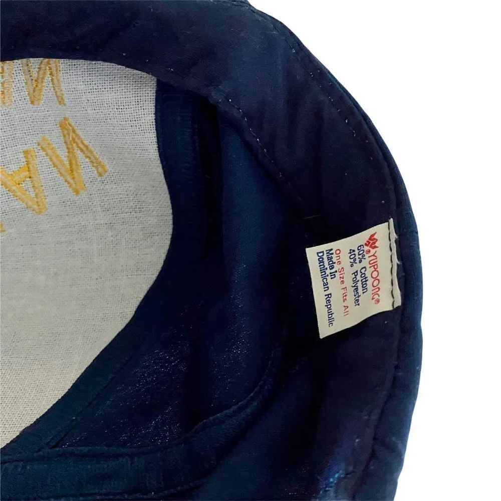 Korean Veteran Snap Back Hat Blue and Gold